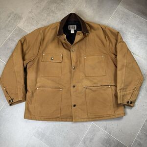 Classic Old West Styles Jacket Mens XL Chore Coat Concealed Carry VGUC Tan